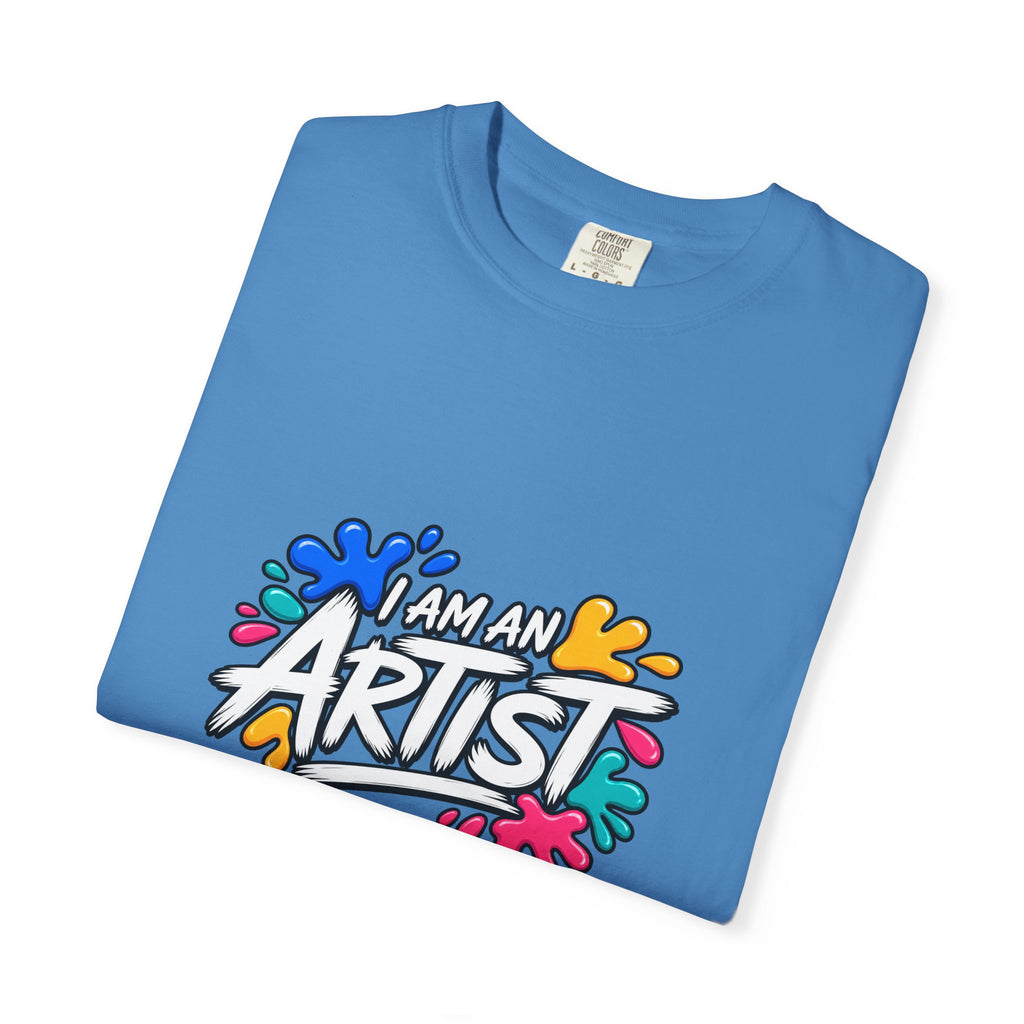 Artist T‑Shirt — "Human Artist" Colorful Paint Splash Graphic Tee