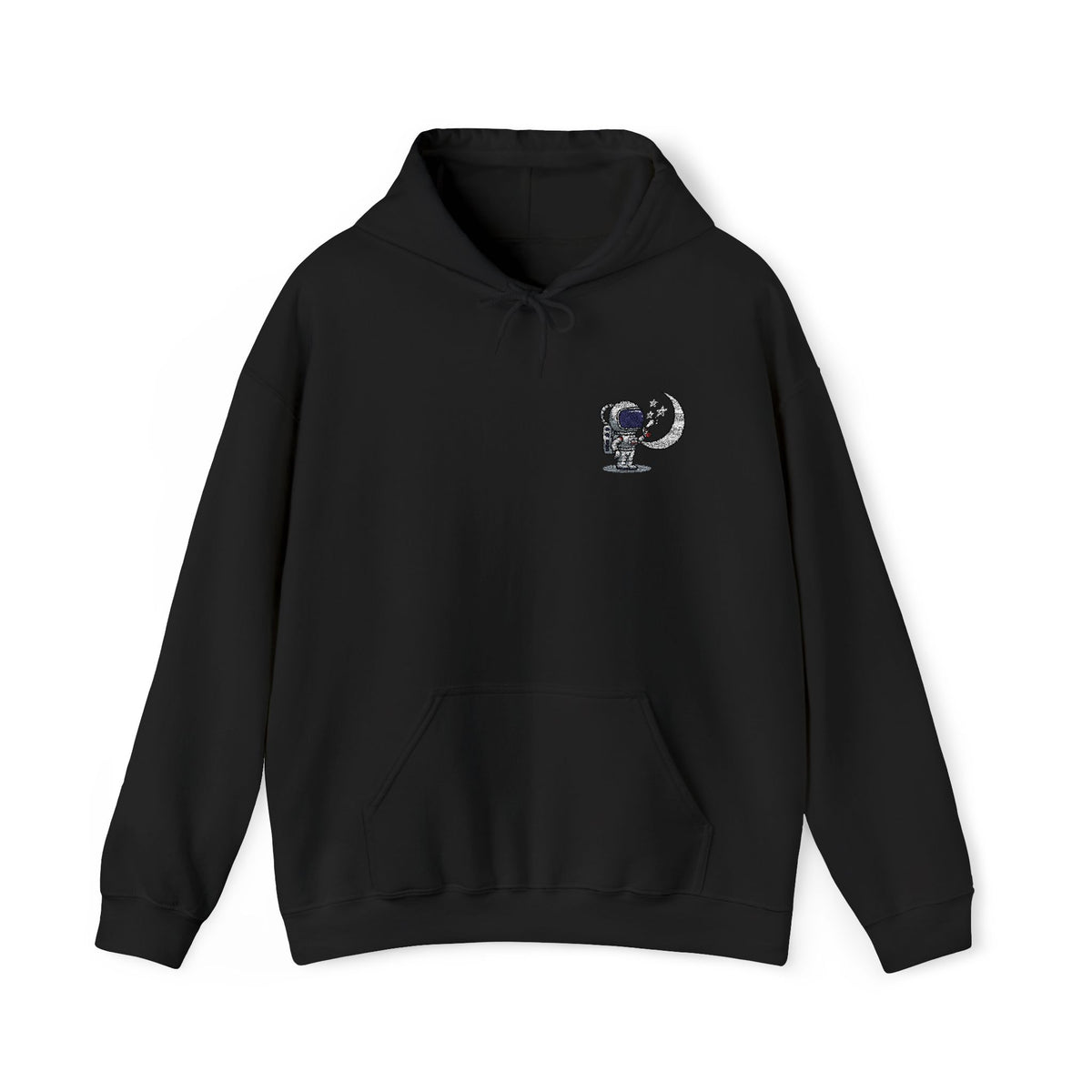 Skull Moon Hoodie — Gothic Night Sky Graphic Sweatshirt
