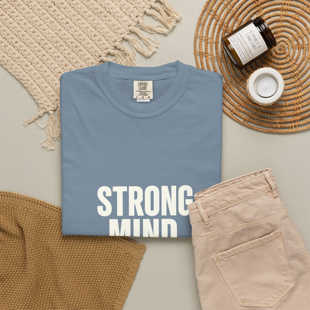 Strong Mind Strong Life Tee — Motivational Graphic T-Shirt