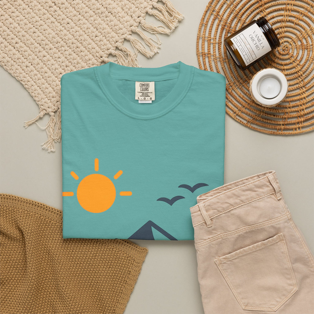 Mountain Sunrise T-Shirt — Scenic Outdoor Graphic Tee