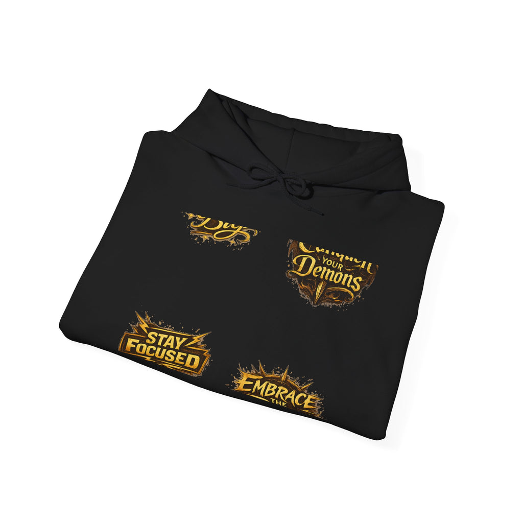 Stay Focused Hoodie — Motivational Graphic Pullover