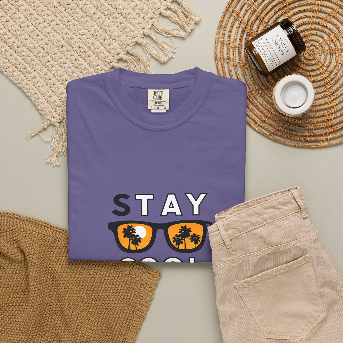 Stay Cool Sunglasses Graphic T-Shirt