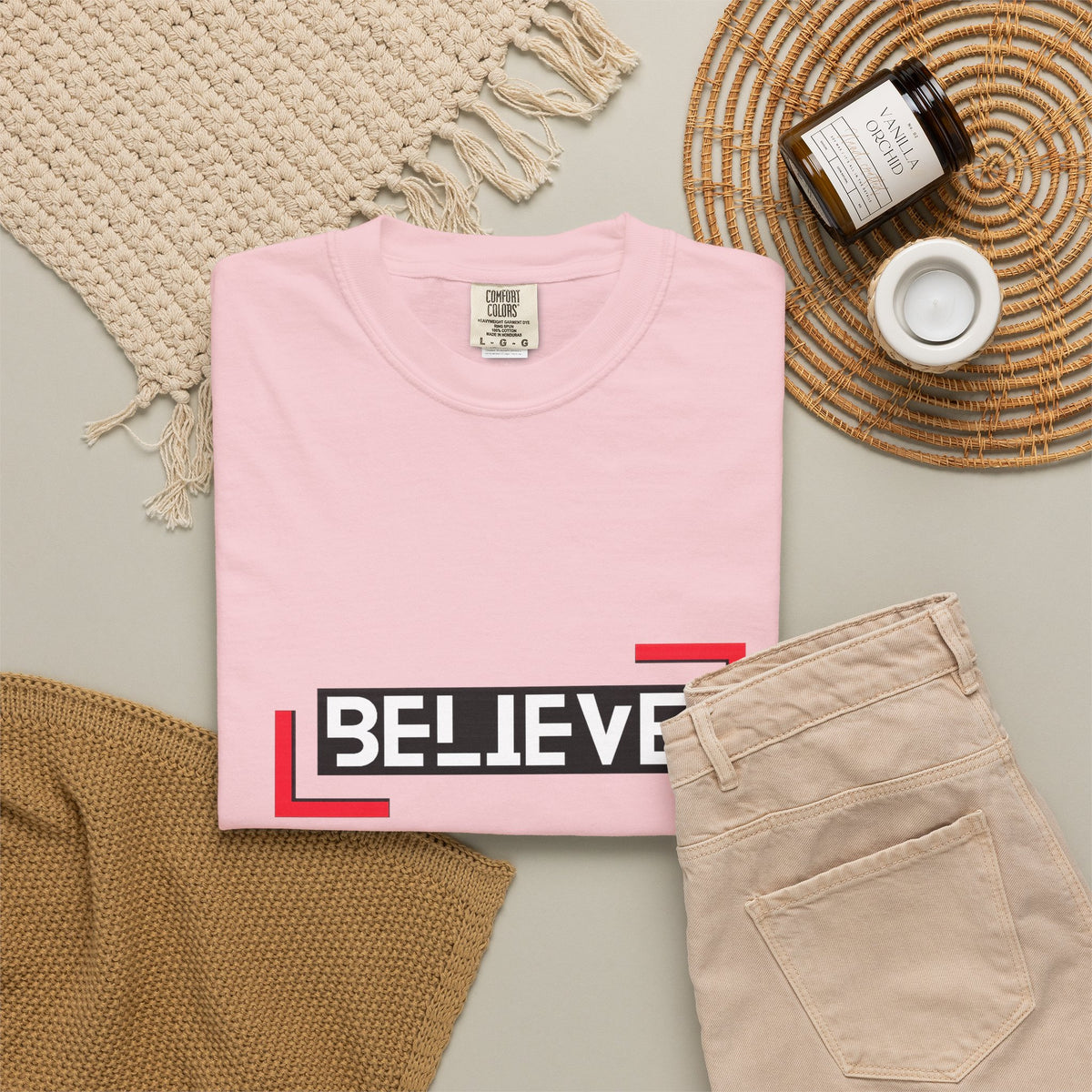 Believe Graphic T-Shirt — Bold Motivational Tee