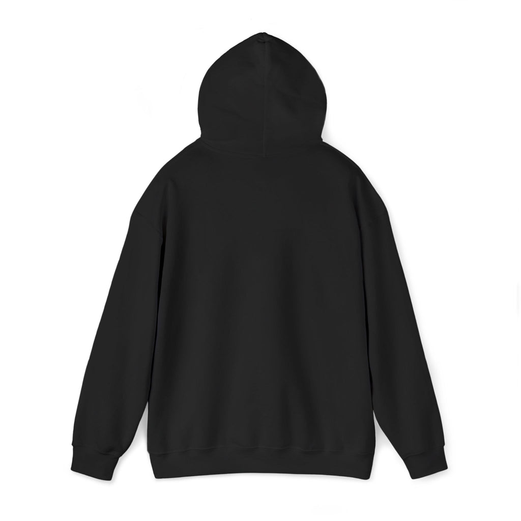Risk/Reward Graphic Hoodie — “RISK | RICH” Distressed Text Sweatshirt