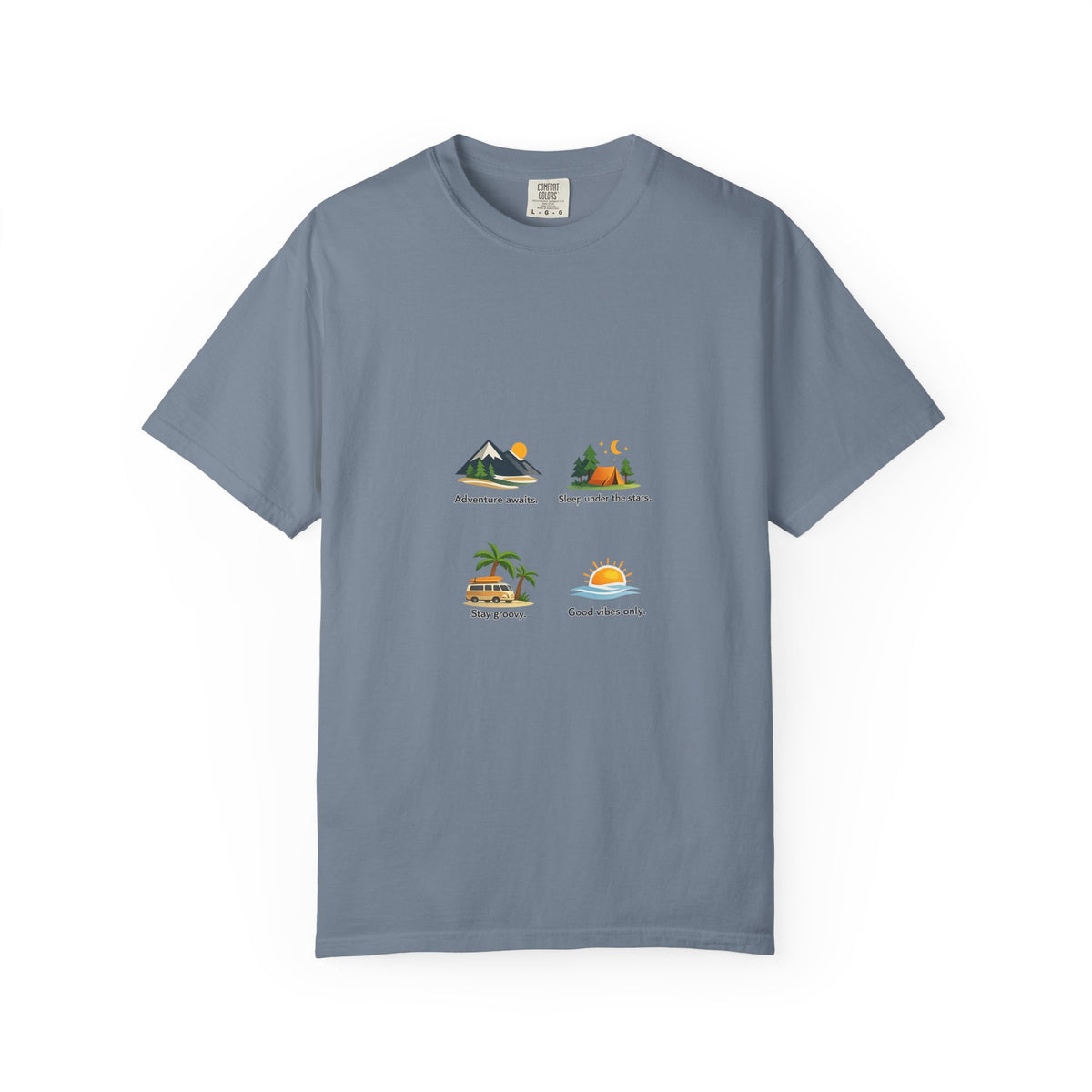 Vintage Surf Van T-Shirt – "Stay Groovy" Retro Beach Tee