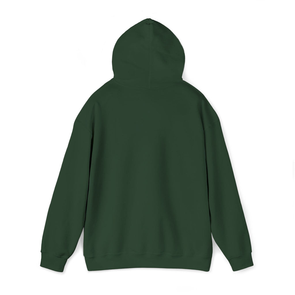 Risk/Reward Graphic Hoodie — “RISK | RICH” Distressed Text Sweatshirt