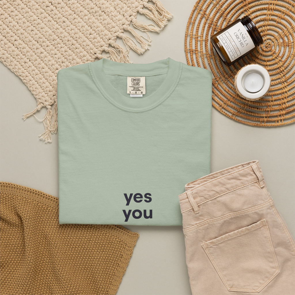 Yes You Can T-Shirt — Minimal Motivational Tee