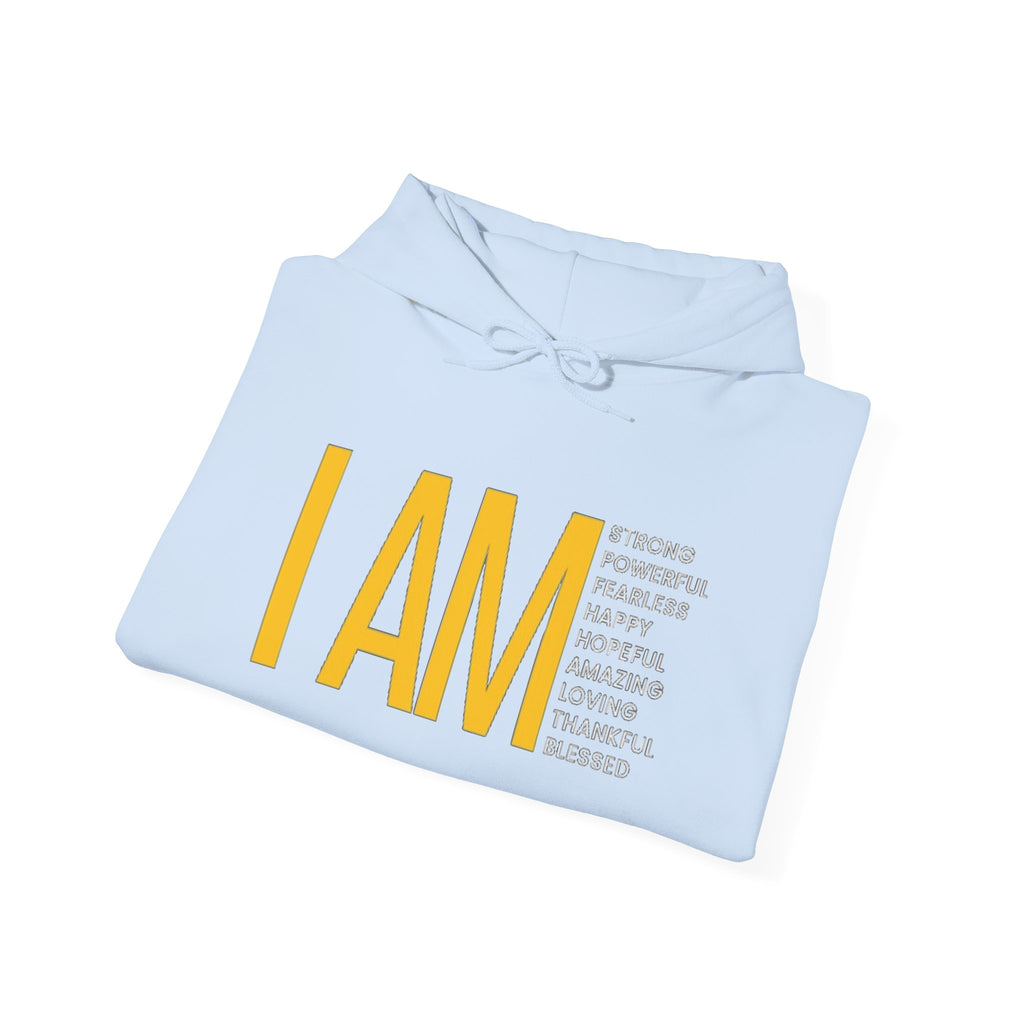 I AM Affirmation Hoodie — Inspirational Self-Love Sweatshirt