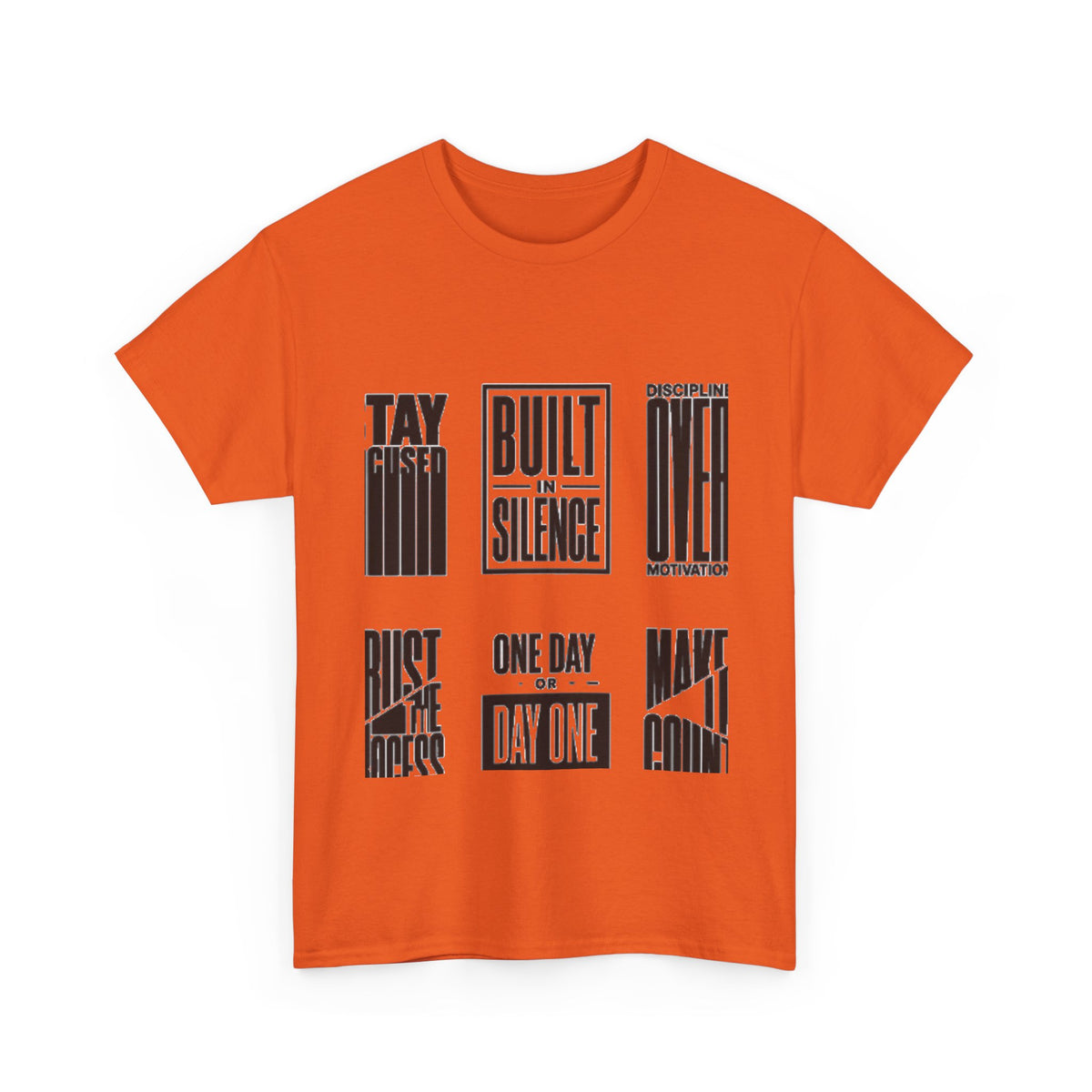 Stay Focused Tee — Motivational Graphic T‑Shirt