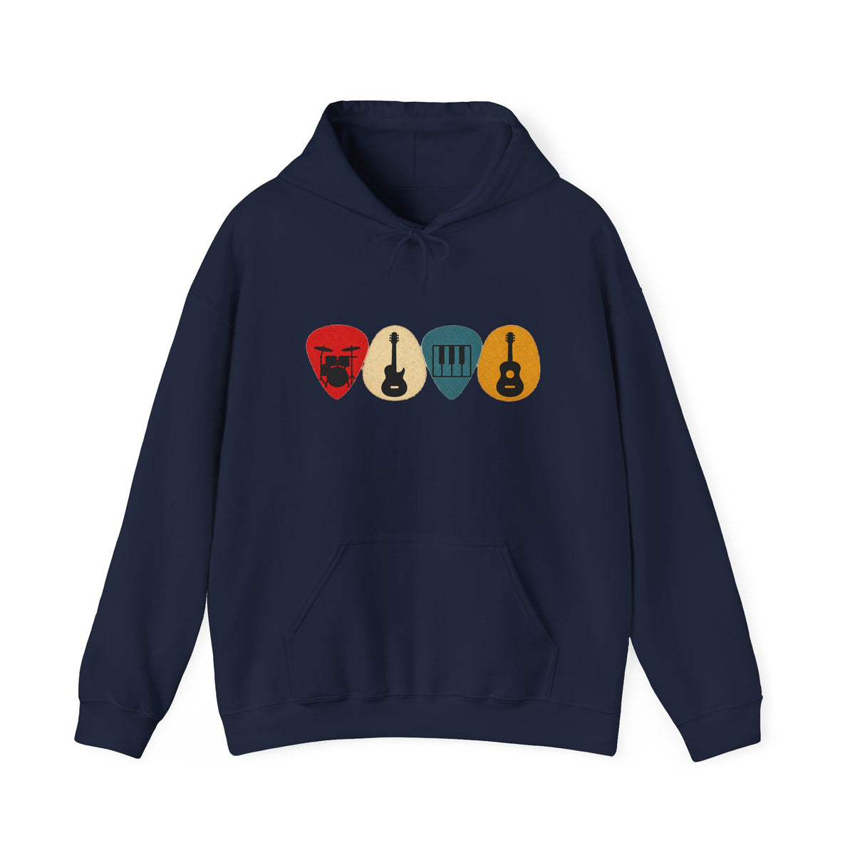 Guitar Picks Graphic Hoodie