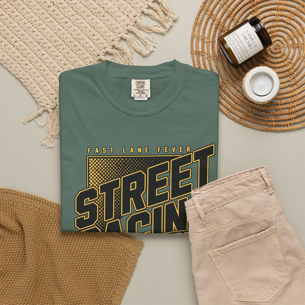 Street Racing Car T-Shirt — Retro Drift Racing Graphic Tee
