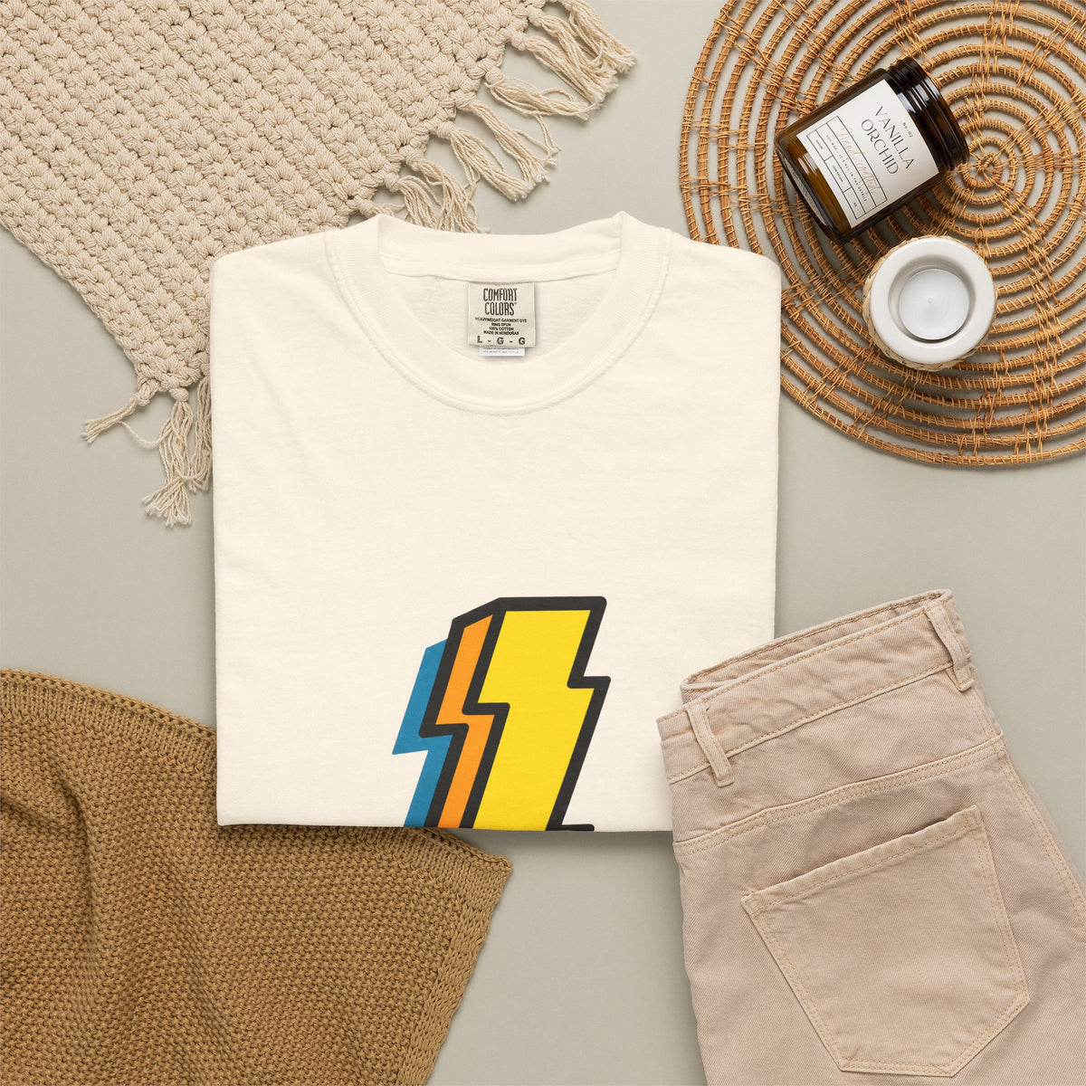 Lightning Bolt Graphic T-Shirt