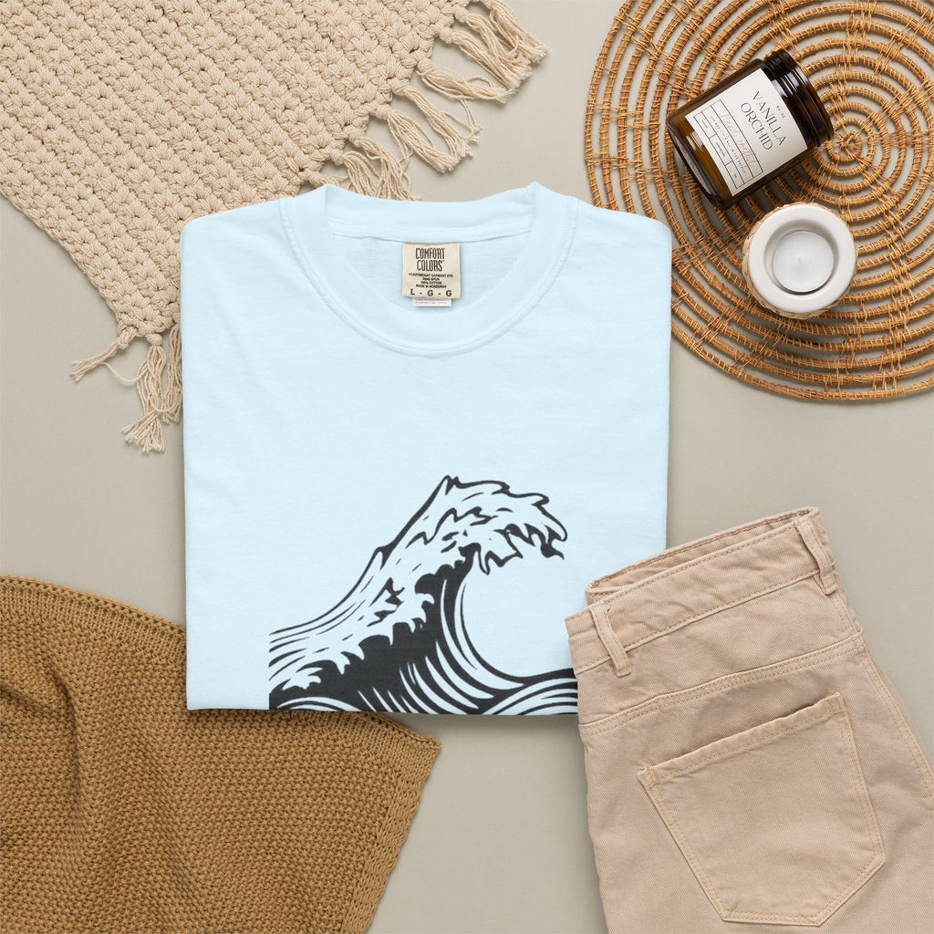 Rise Up Wave T-Shirt — Graphic Ocean Wave Tee