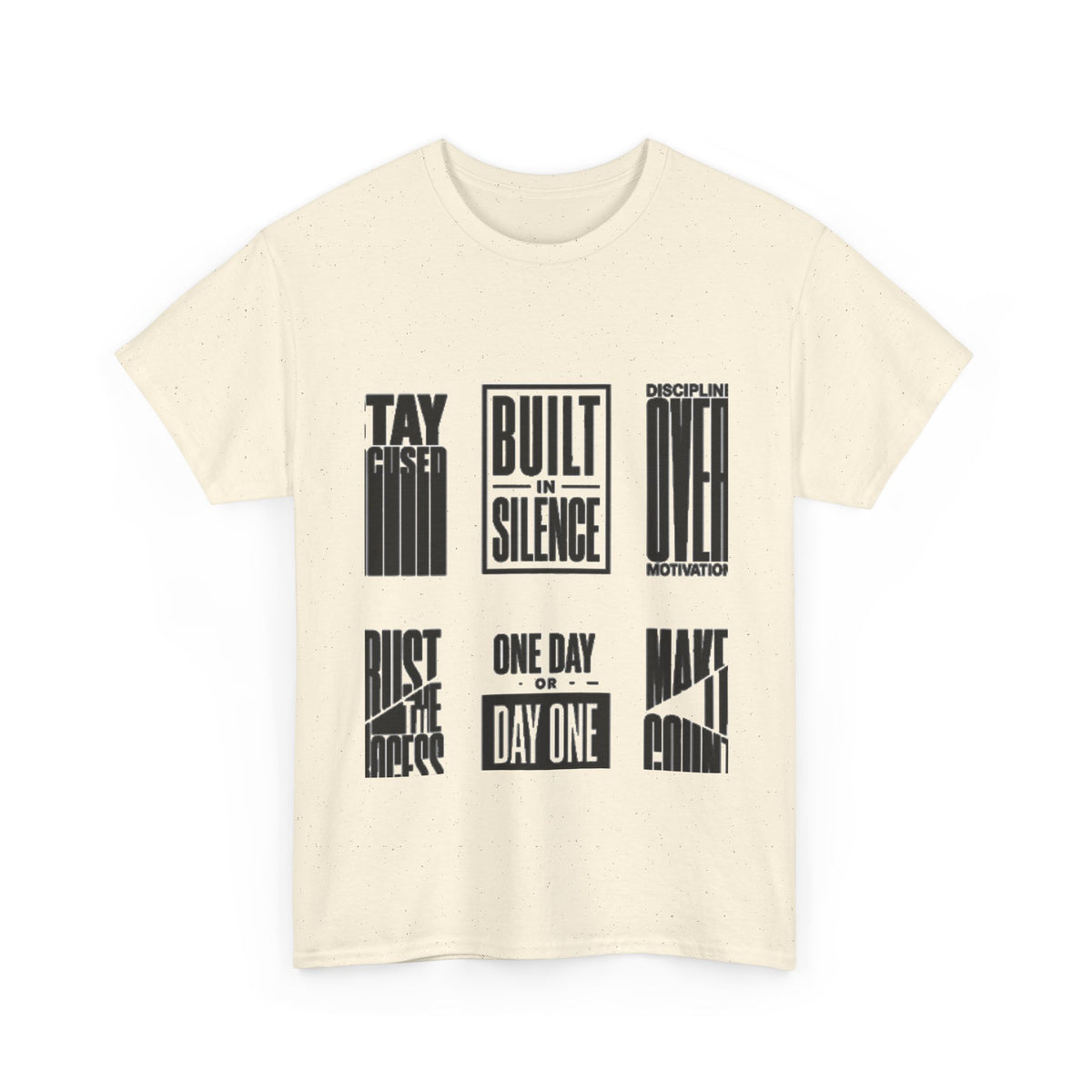 Stay Focused Tee — Motivational Graphic T‑Shirt