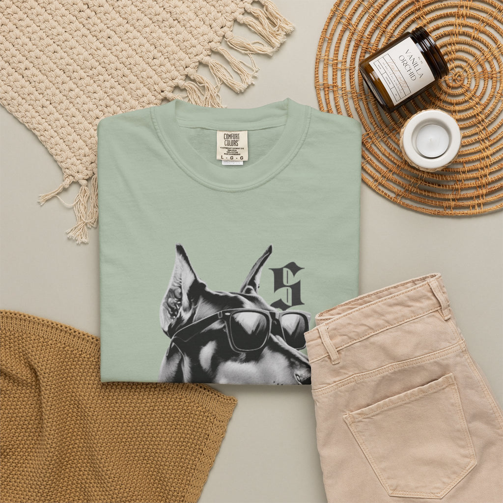 Doberman Sunglasses Graphic T-Shirt — "Snooper" Streetwear Tee
