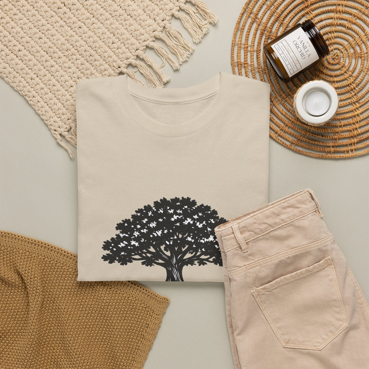 Tree of Growth T-Shirt — "Grow Through What You Go Through" Inspirational Tee