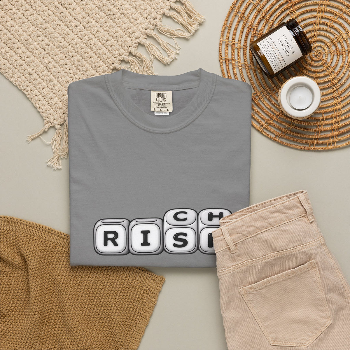 T-Shirt — 'RISK' Dice Block Graphic Tee