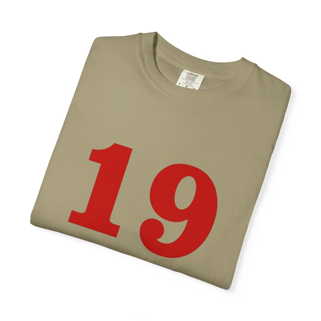 1999 Retro Number T-Shirt — Vintage Birth Year Tee