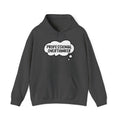 Professional Overthinker Hoodie - Funny Thought Bubble Sweatshirt for Overthinkers