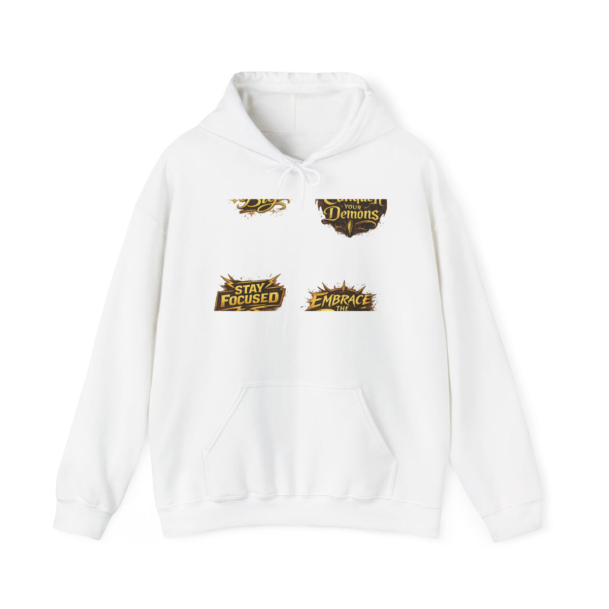 Stay Focused Hoodie — Motivational Graphic Pullover