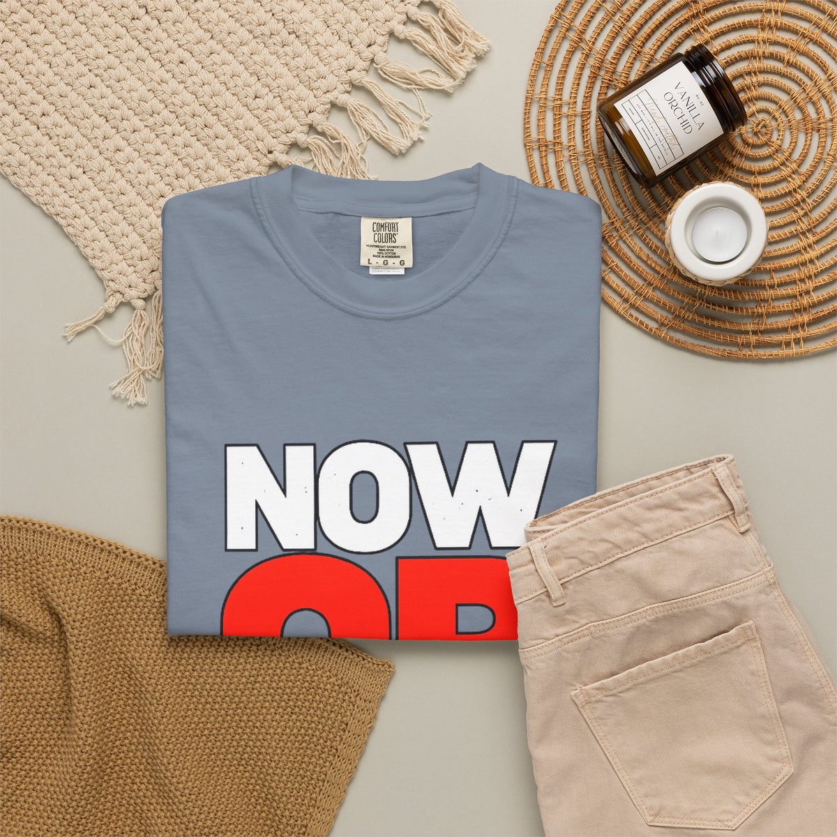 Now Or Never T-Shirt — Motivational Graphic Tee