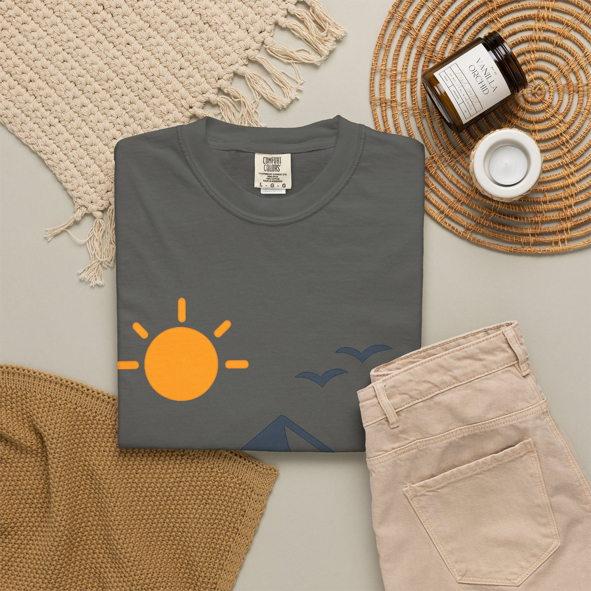 Mountain Sunrise T-Shirt — Scenic Outdoor Graphic Tee