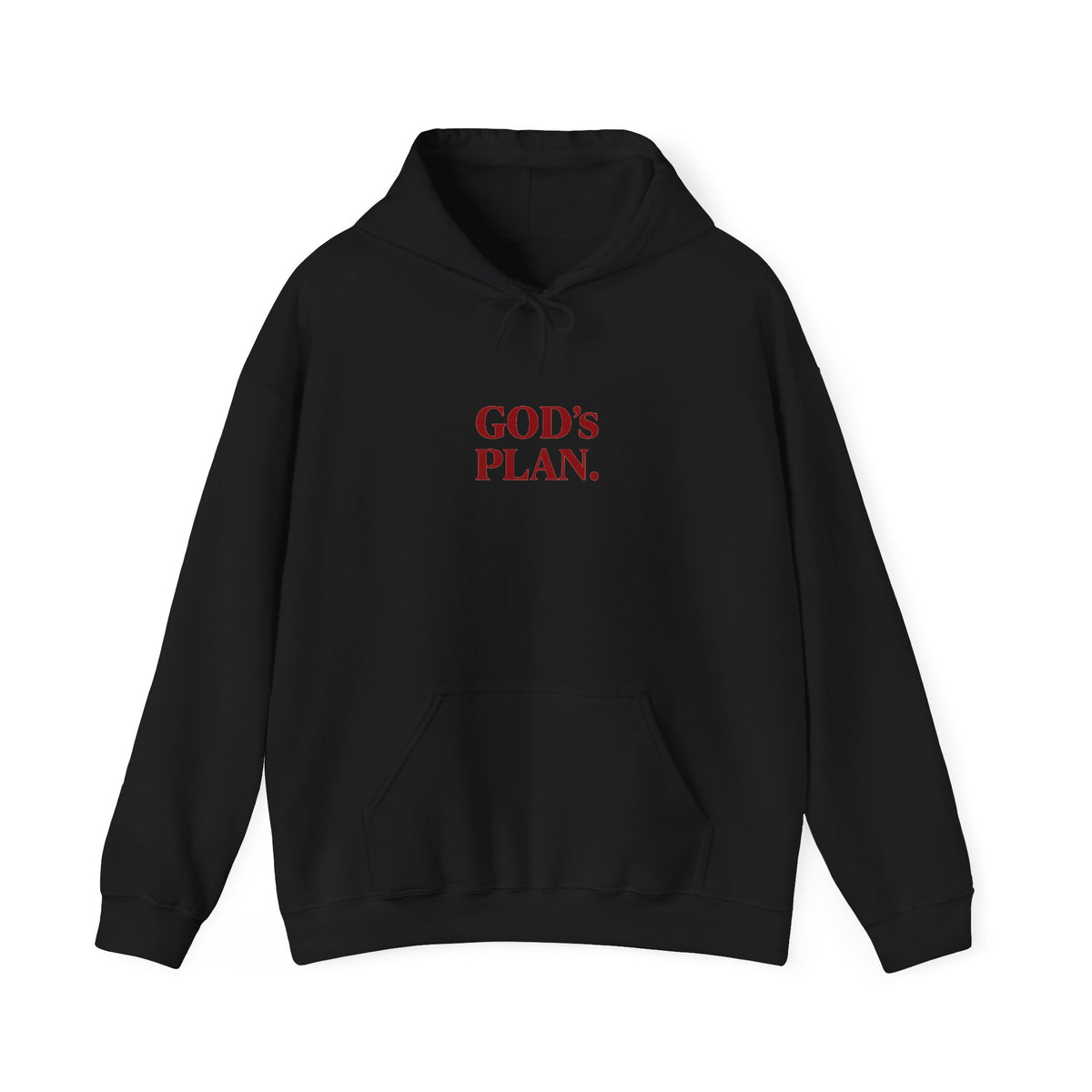 God's Plan Hoodie — Faith-Inspired White Pullover