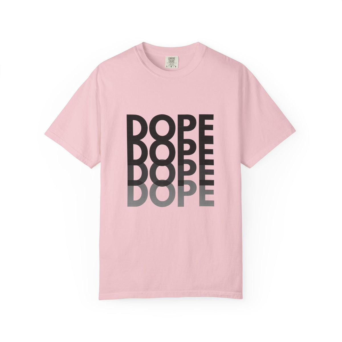 Dope Repeat Graphic T-Shirt — Retro Stacked Typography Tee