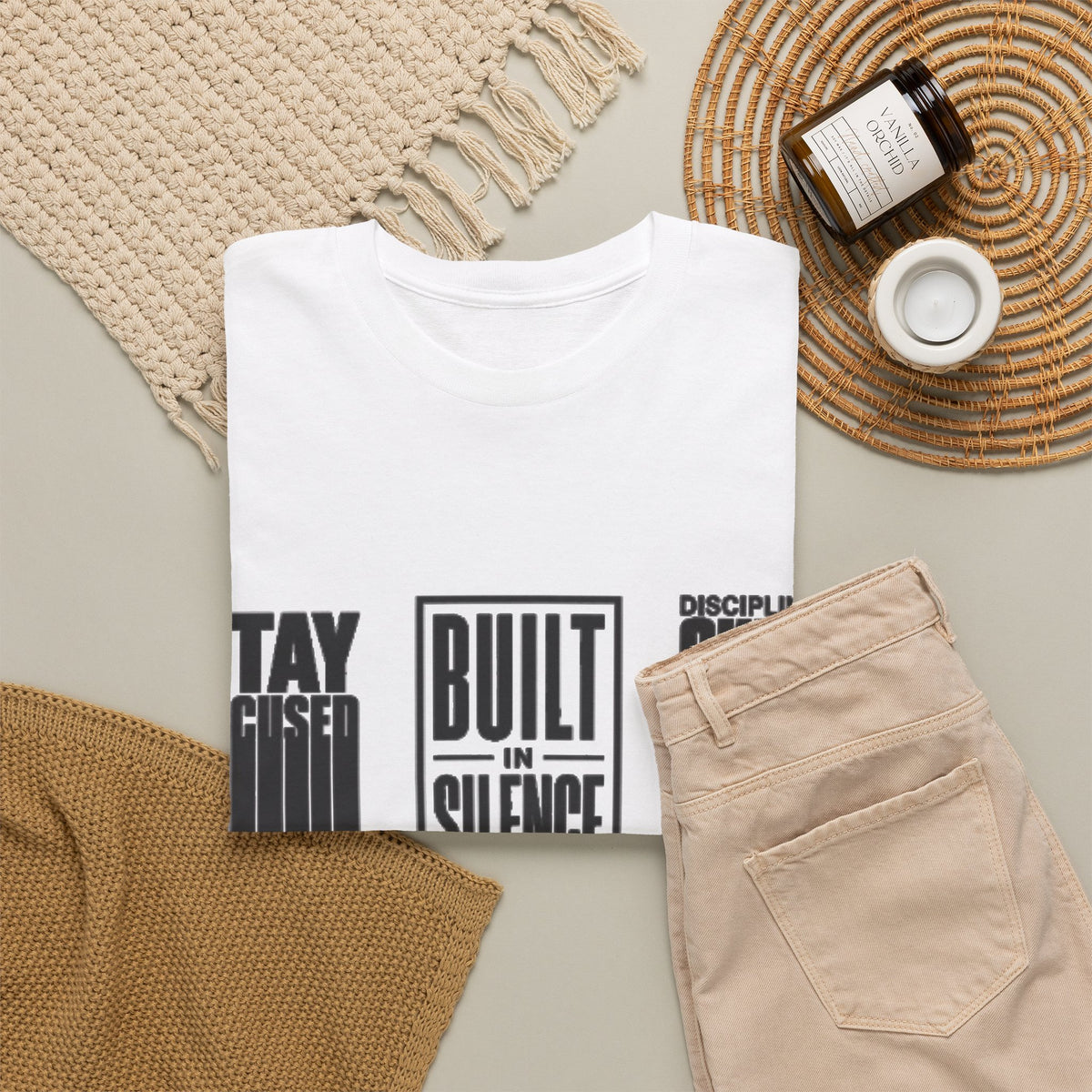 Stay Focused Tee — Motivational Graphic T‑Shirt