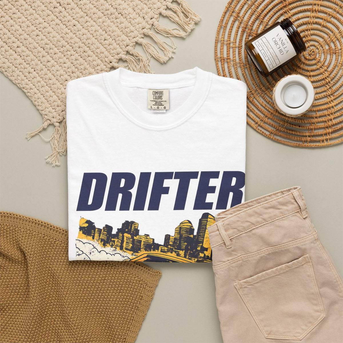 Drifter Street Racing T-Shirt — Retro Drift Car Graphic Tee