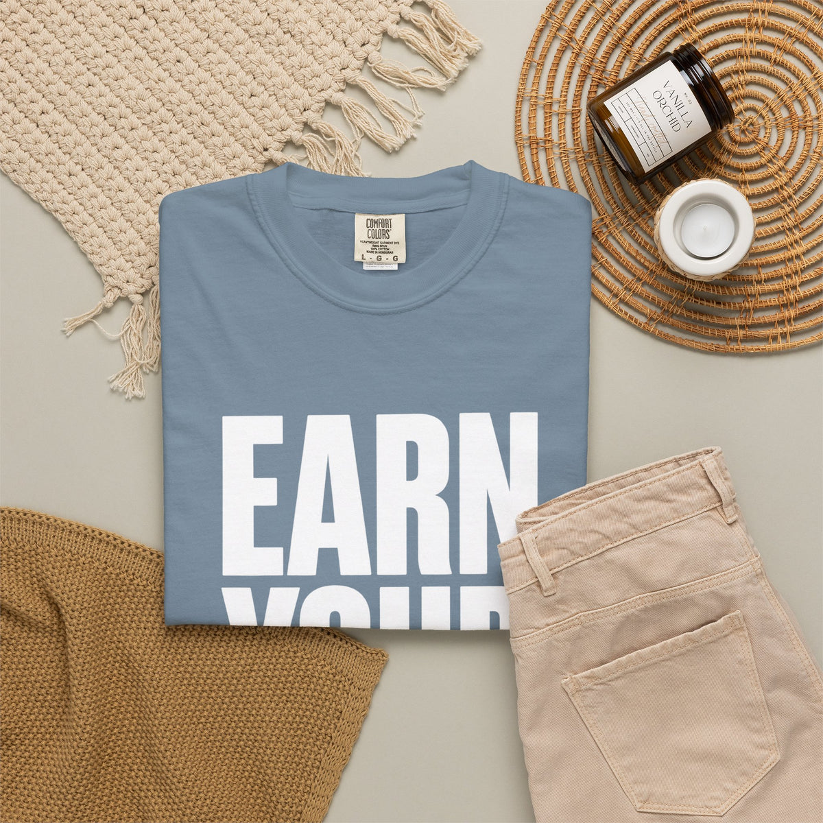Earn Your Future T-Shirt — Motivational Graphic Tee for Goal-Getters