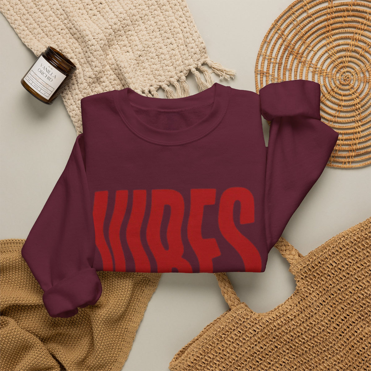 Vibes Distorted Crewneck Sweatshirt