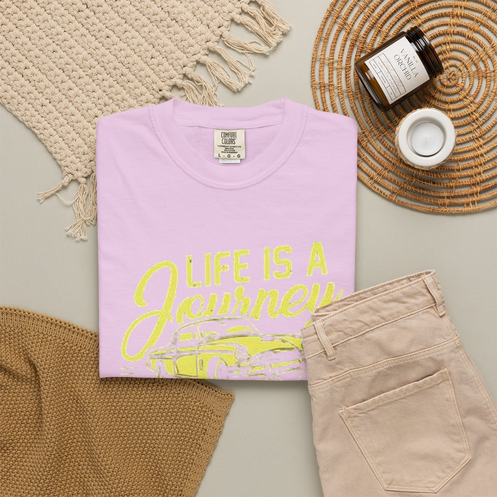 Enjoy The Ride T-Shirt — 'Life Is A Journey' Vintage Car Tee