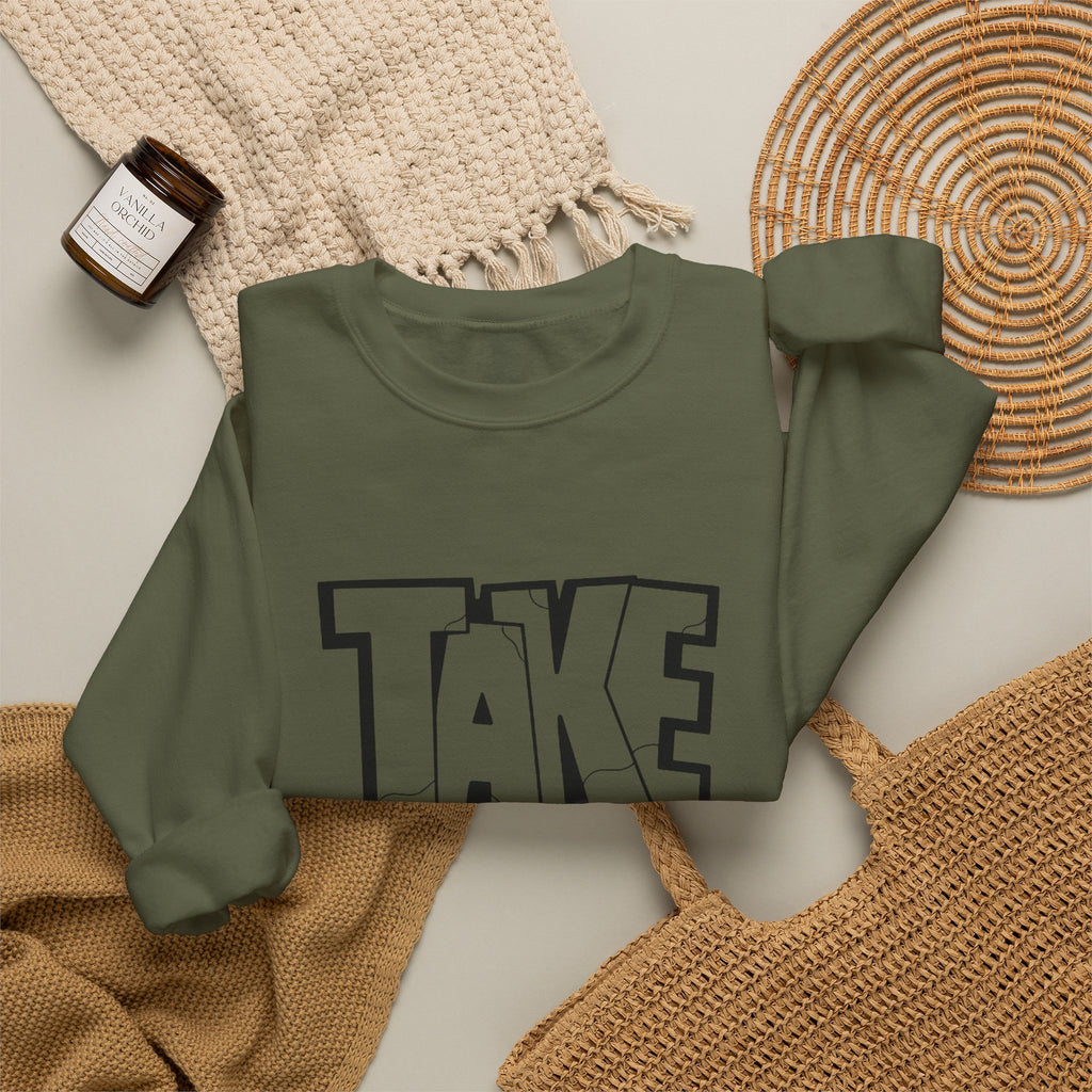 Take Over Crewneck Sweatshirt — Bold Streetwear Graphic Pullover
