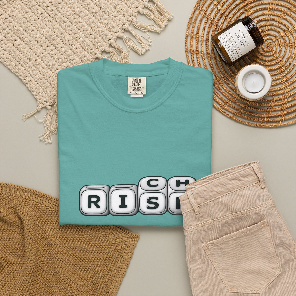 T-Shirt — 'RISK' Dice Block Graphic Tee