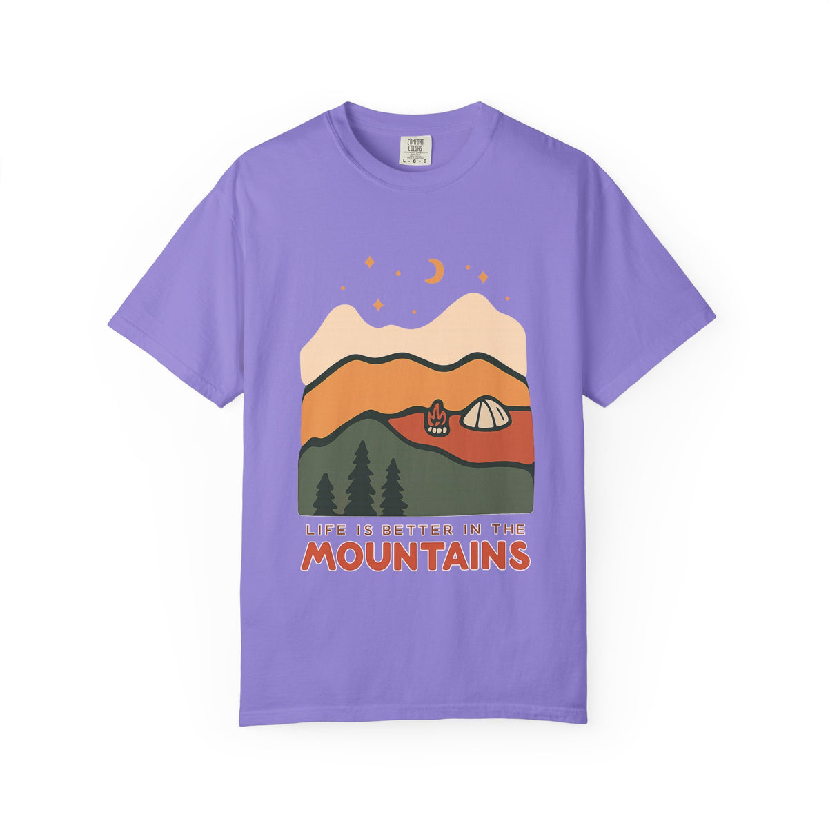 Life Is Better in the Mountains T-Shirt — Camping Mountain Graphic Tee