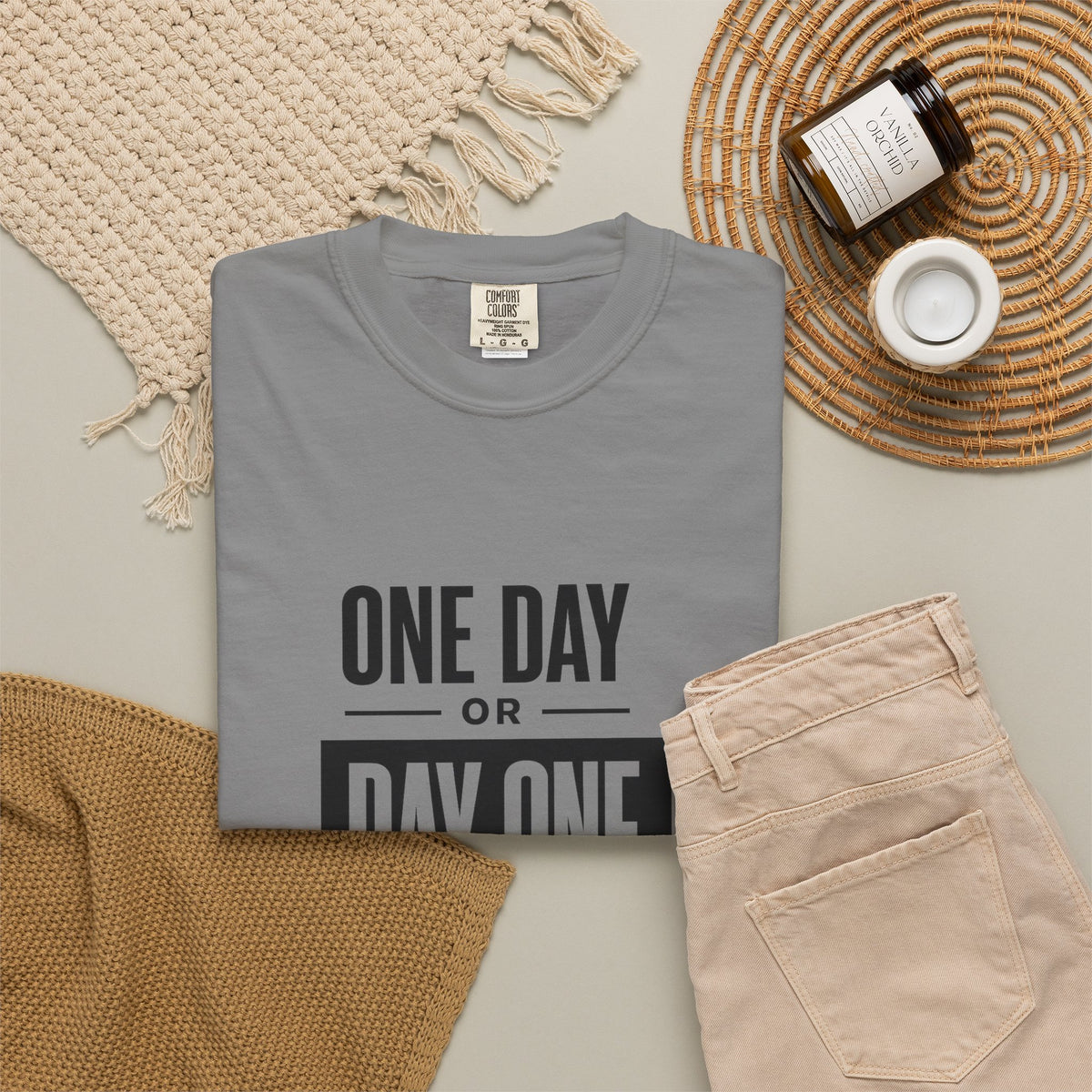 One Day or Day One Motivational T-Shirt