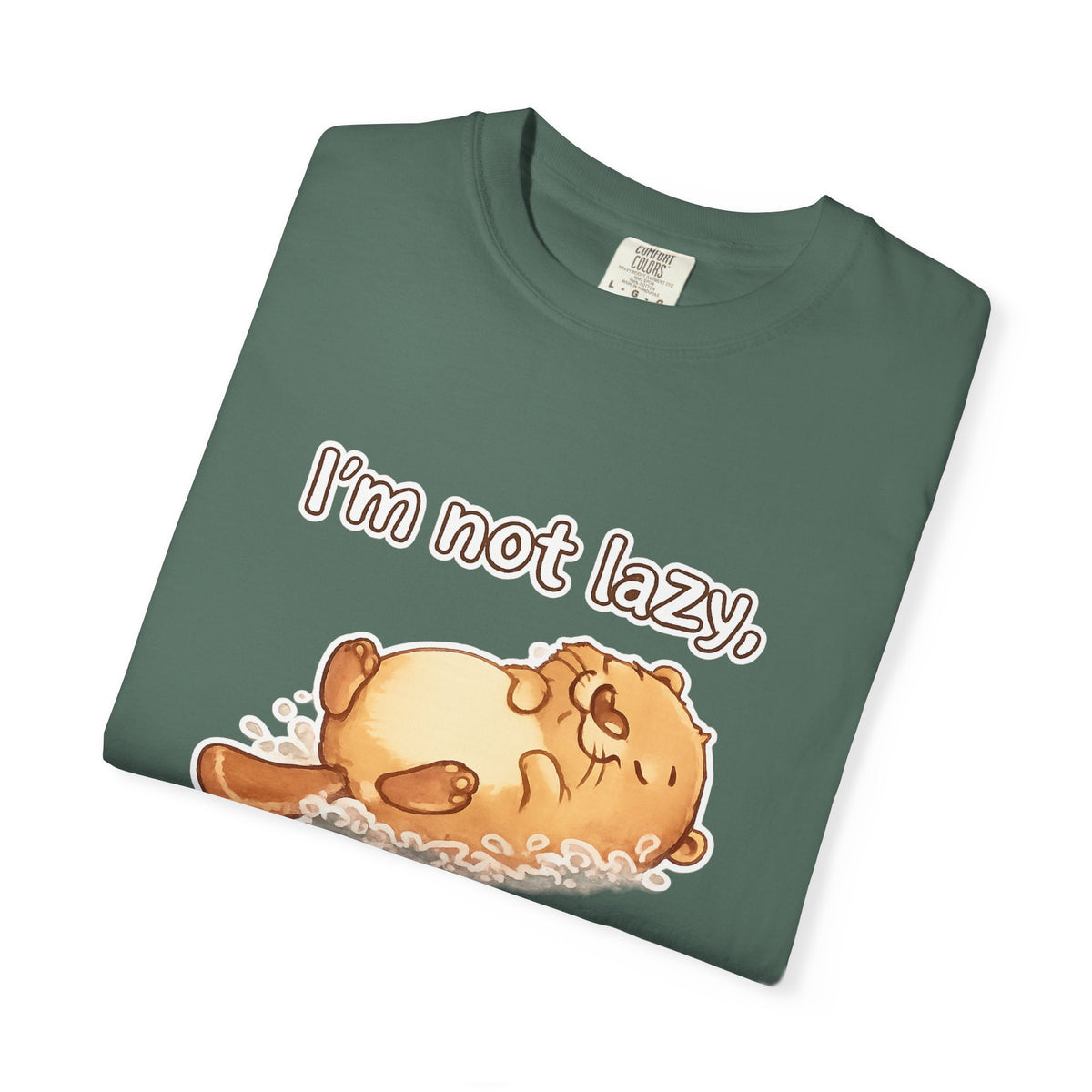 Funny 'I'm Not Lazy, I'm in Energy Saving Mode' T-Shirt