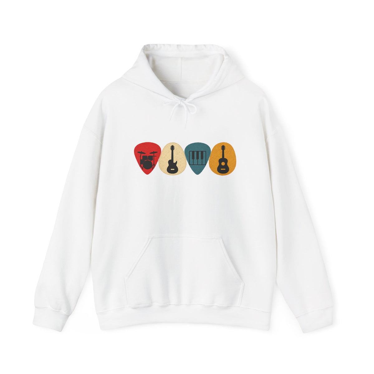 Guitar Picks Graphic Hoodie