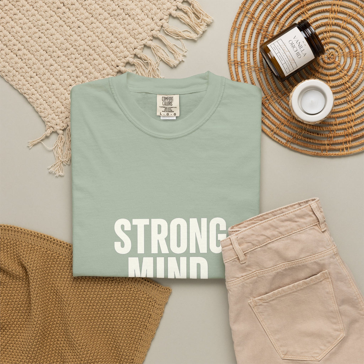 Strong Mind Strong Life Tee — Motivational Graphic T-Shirt