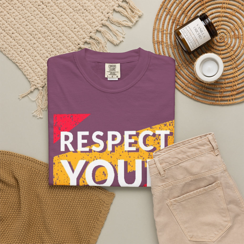 Respect Your Self T-Shirt — Empowerment Graphic Tee for Self-Care & Mental Health