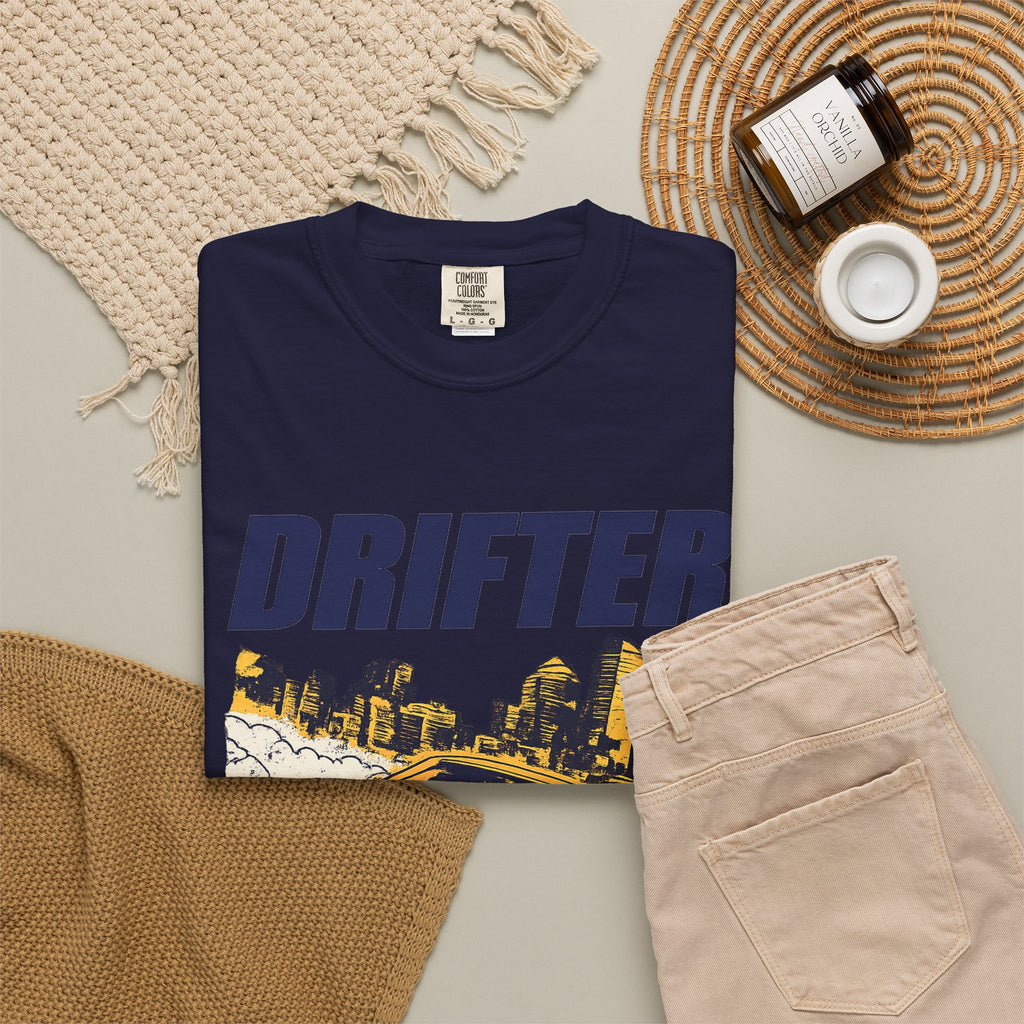 Drifter Street Racing T-Shirt — Retro Drift Car Graphic Tee