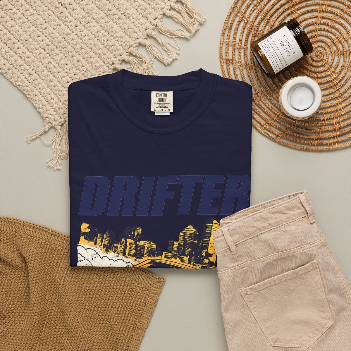 Drifter Street Racing T-Shirt — Retro Drift Car Graphic Tee