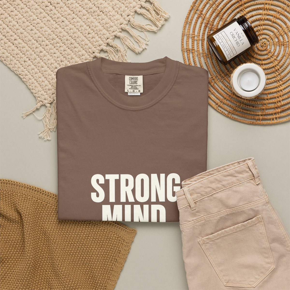 Strong Mind Strong Life Tee — Motivational Graphic T-Shirt