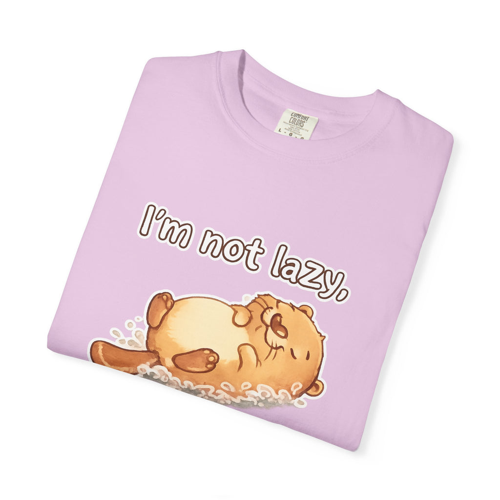 Funny 'I'm Not Lazy, I'm in Energy Saving Mode' T-Shirt