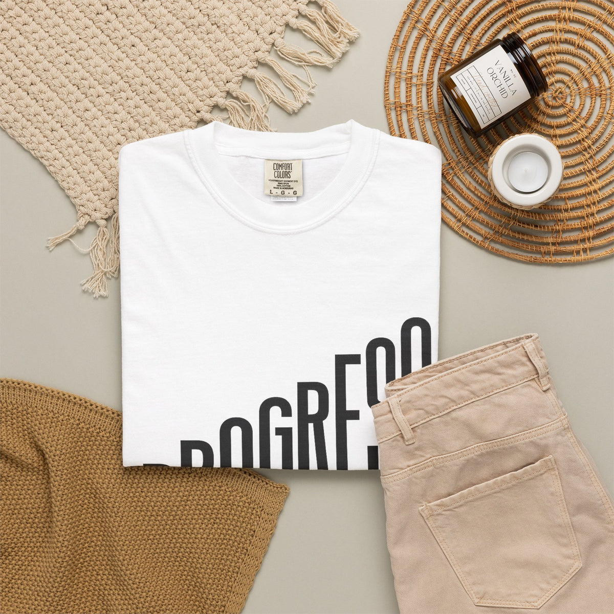 Progress Graphic T-Shirt — Modern Motivational Tee