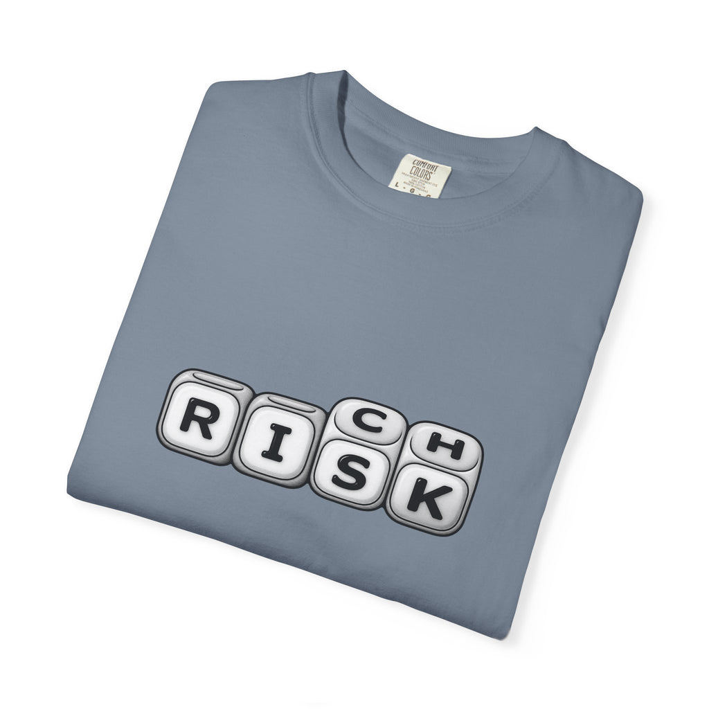 T-Shirt — 'RISK' Dice Block Graphic Tee