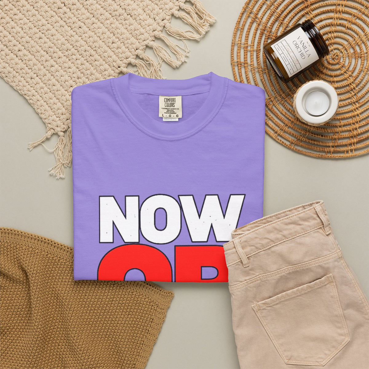 Now Or Never T-Shirt — Motivational Graphic Tee