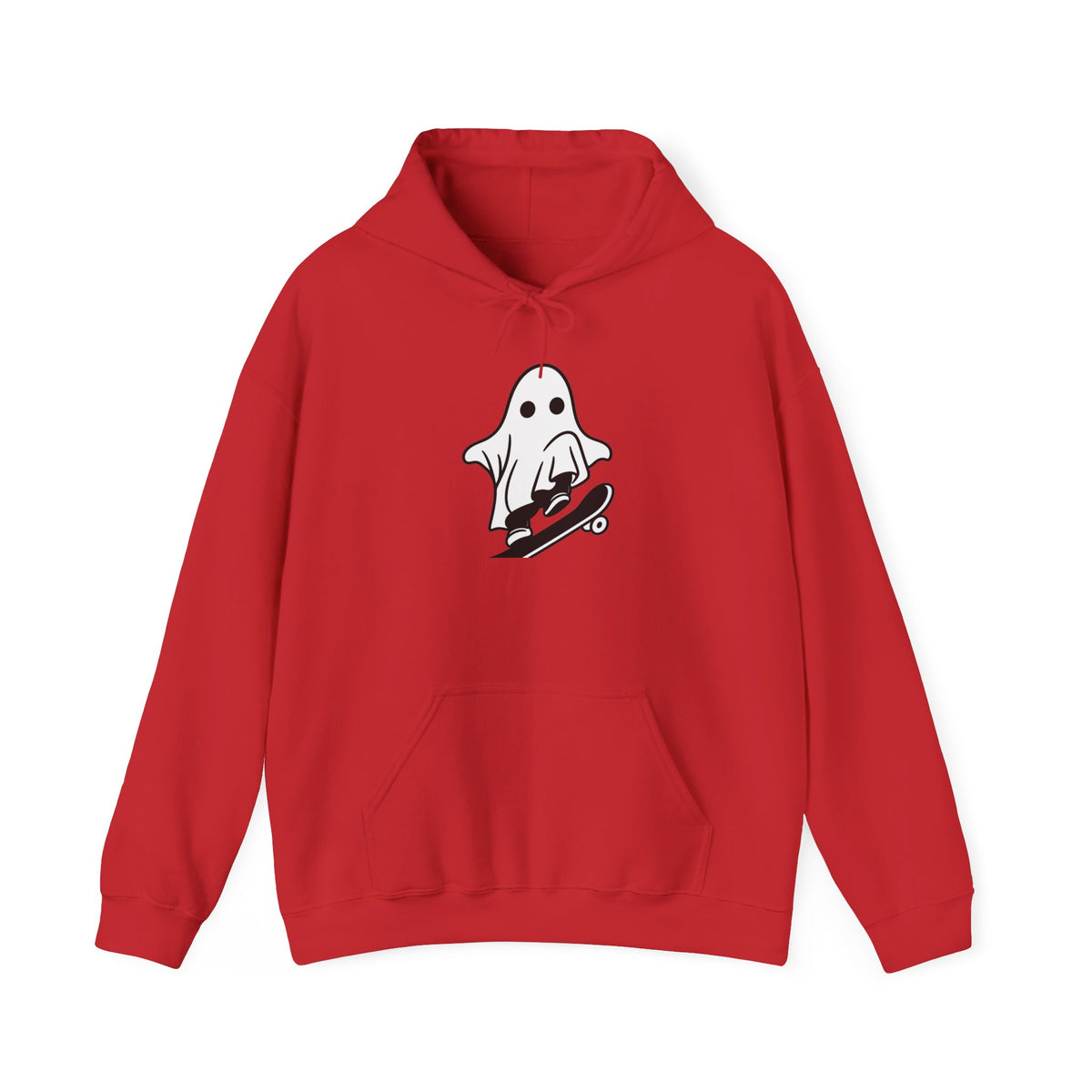 Ghost Skateboard Hoodie — Cute Skateboarding Ghost Graphic Sweatshirt