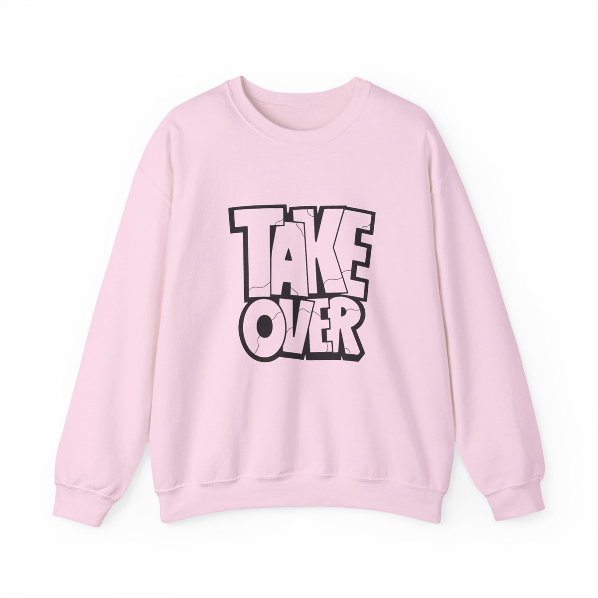 Take Over Crewneck Sweatshirt — Bold Streetwear Graphic Pullover